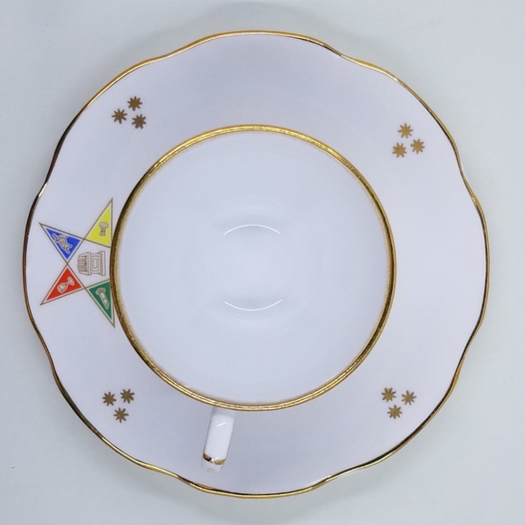 [TAYLOR & KENT / ROSINA] Order of the Eastern Star Cup and Saucer - Picture 8 of 12
